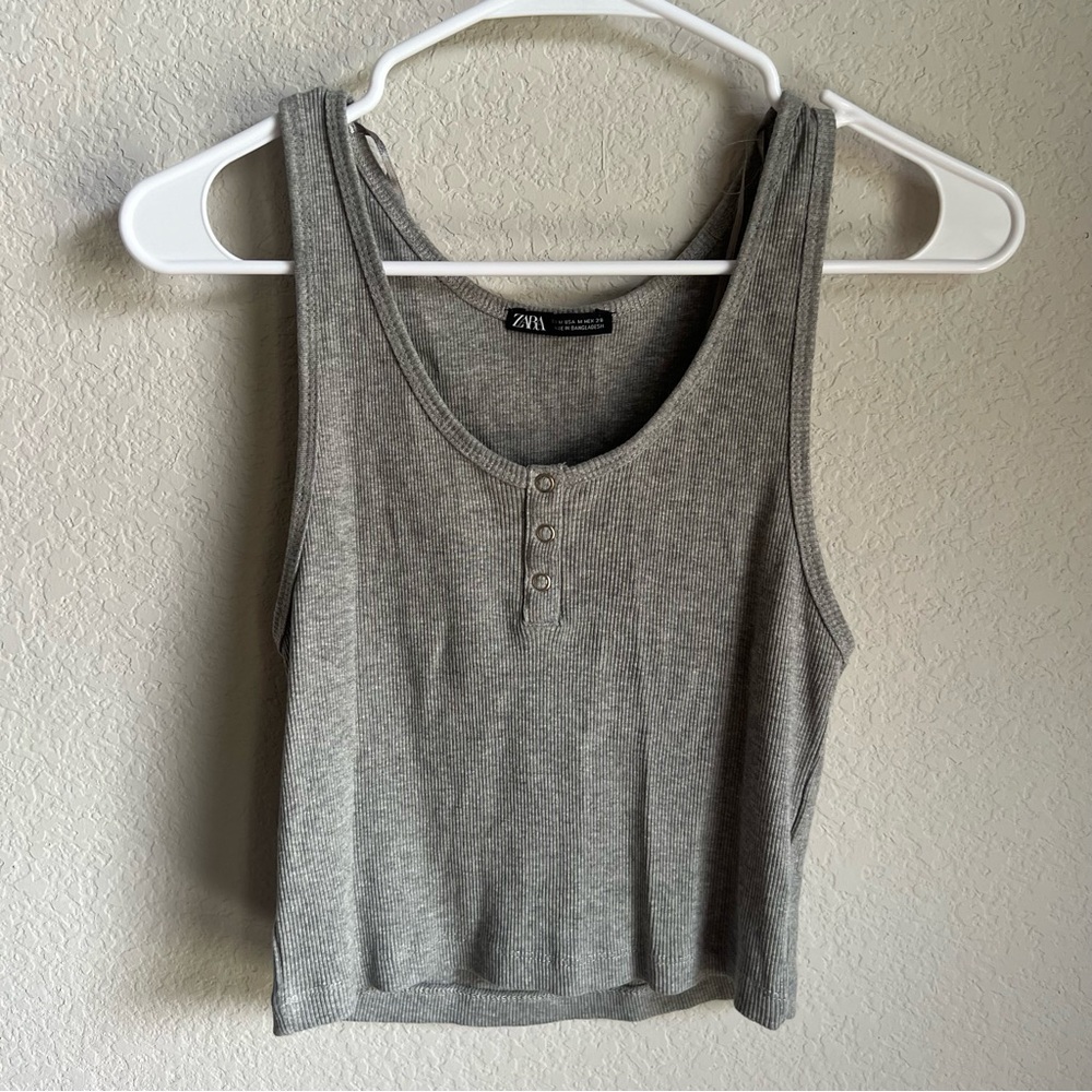 Grey Zara Tank Top
